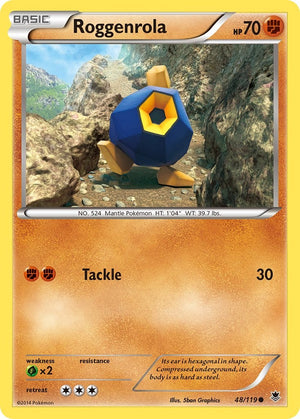 Common Roggenrola [48/119 Lightly Played ]