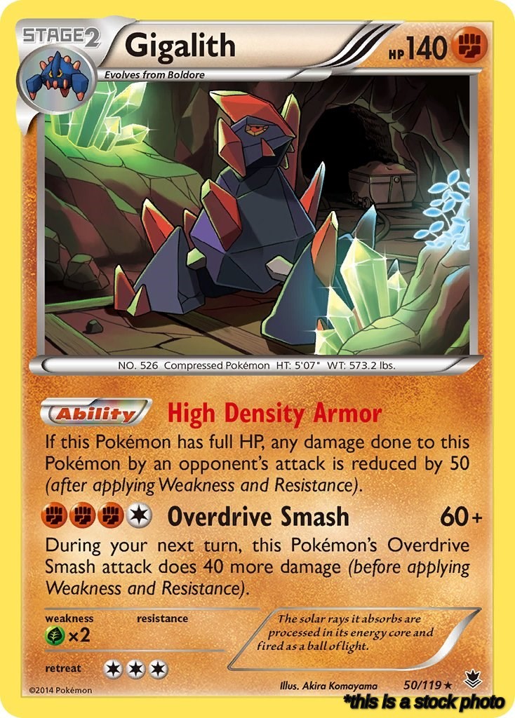 Holofoil Gigalith [50/119 Near Mint ]