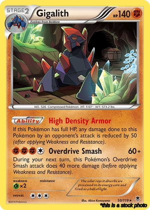 Holofoil Gigalith [50/119 Near Mint ]