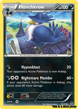 Normal Honchkrow [52/119 Near Mint ]