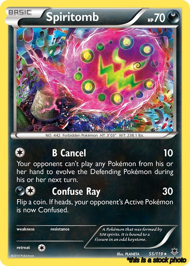 Normal Spiritomb [55/119 Lightly Played ]