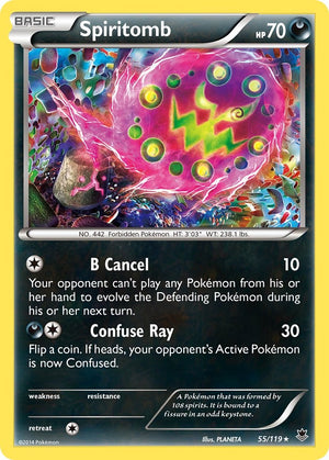 Rare Spiritomb [55/119 Lightly Played ]