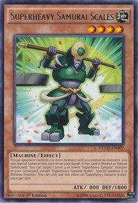1st Edition Superheavy Samurai Scales [NECH-EN009 Lightly Played] Rare