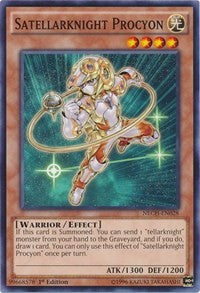 1st Edition Satellarknight Procyon [NECH-EN028 Near Mint] Common / Short Print