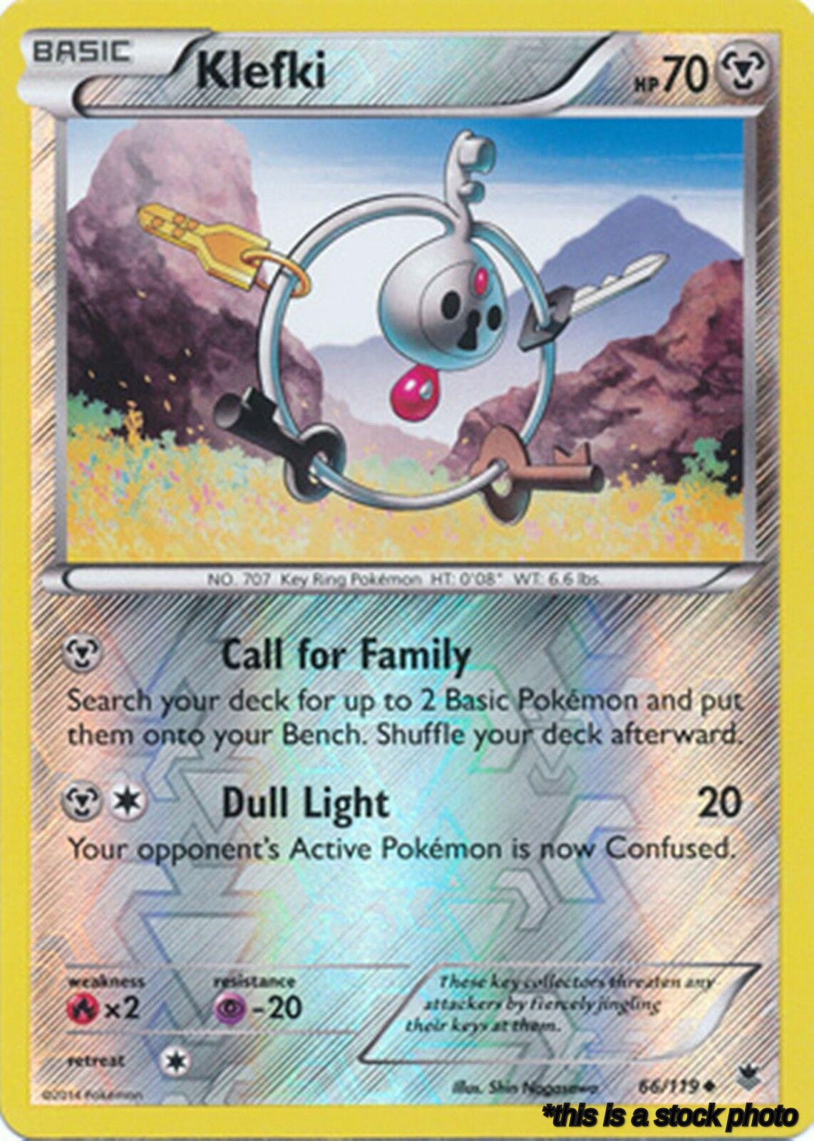66/119 Klefki Uncommon Reverse Holofoil