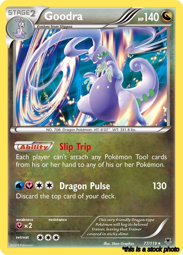 77/119 Goodra Holo Rare Holofoil