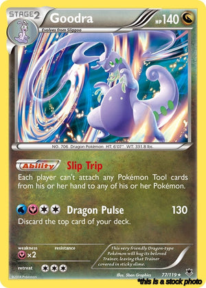 77/119 Goodra Holo Rare Holofoil