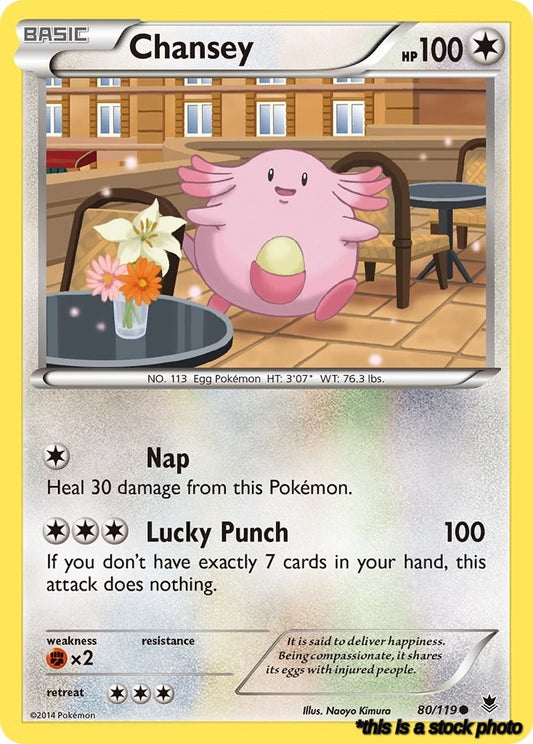 Normal Chansey [80/119 Near Mint ]
