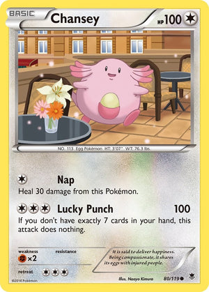 Common Chansey [80/119 Near Mint ]