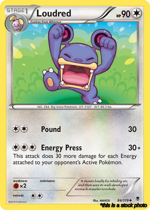 Uncommon Loudred [84/119 Lightly Played ]