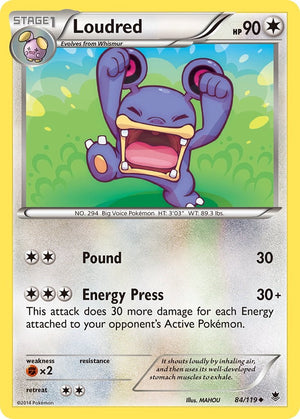 Uncommon Loudred [84/119 Lightly Played ]