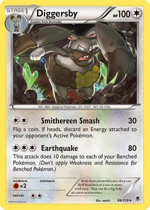 Rare Diggersby [88/119 Near Mint ]