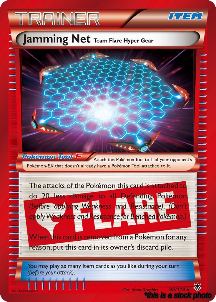 98/119 Jamming Net Holo Rare Holofoil