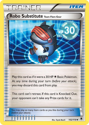 Uncommon Robo Substitute [102/119 Lightly Played ]