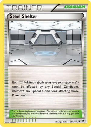 Uncommon Steel Shelter [105/119 Lightly Played ]