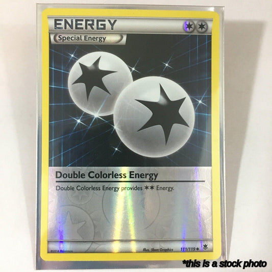 Reverse Holofoil Double Colorless Energy [111/119 Lightly Played ]