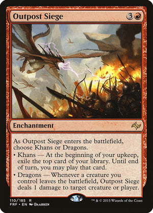 Outpost Siege [FRF/110] 2015 Magic: The Gathering