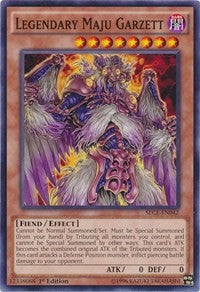 1st Edition Legendary Maju Garzett [SECE-EN042 Lightly Played] Common / Short Print