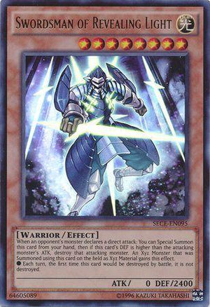 Unlimited Swordsman of Revealing Light [SECE-EN095 Lightly Played] Ultra Rare