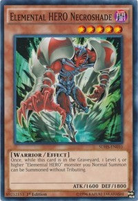 1st Edition Elemental HERO Necroshade [SDHS-EN010 Lightly Played] Common / Short Print