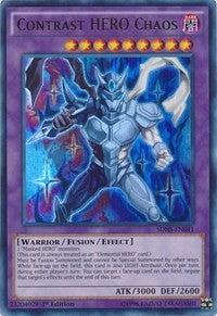 1st Edition Contrast HERO Chaos [SDHS-EN041 Lightly Played] Ultra Rare