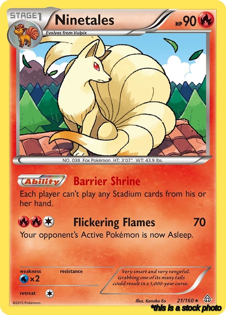Normal Ninetales [21/160 Near Mint ]