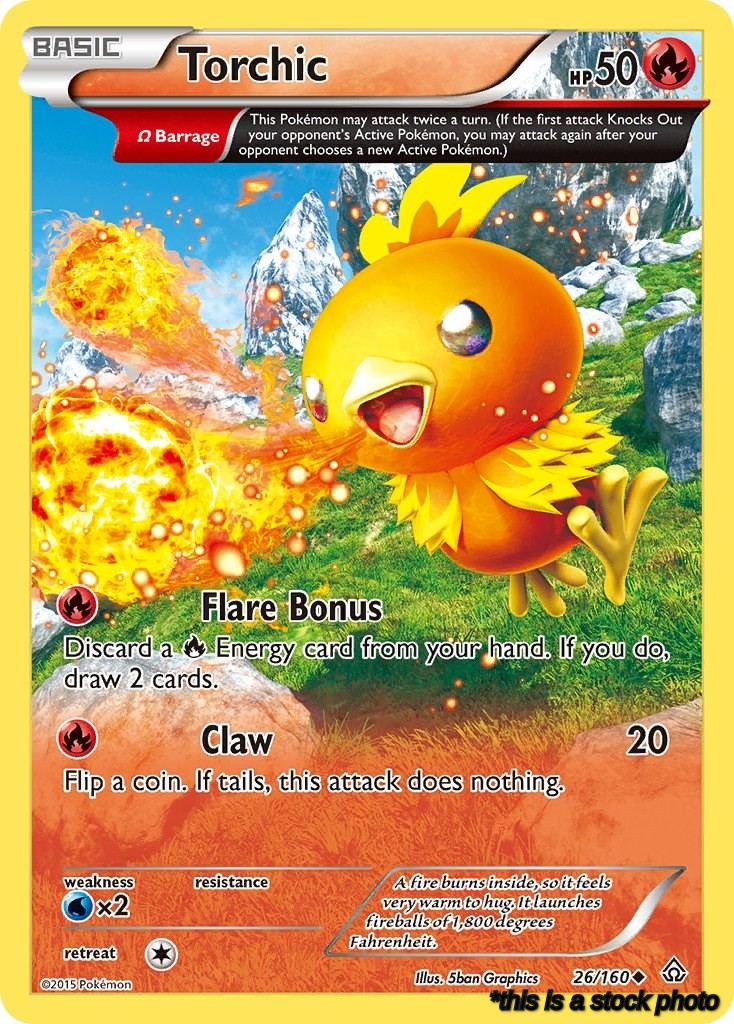 Normal Torchic (Omega) [26/160 Near Mint ]
