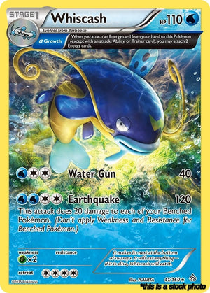 Normal Whiscash (Alpha) [41/160 Near Mint ]