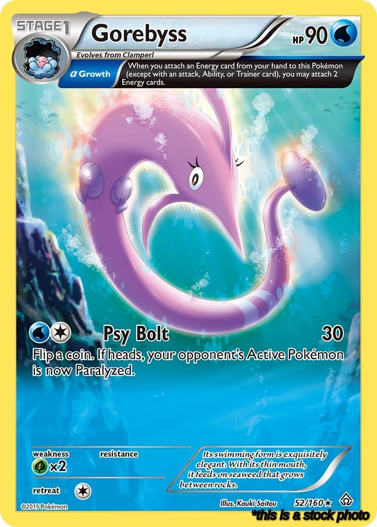 52/160 Gorebyss (Alpha) Rare Normal