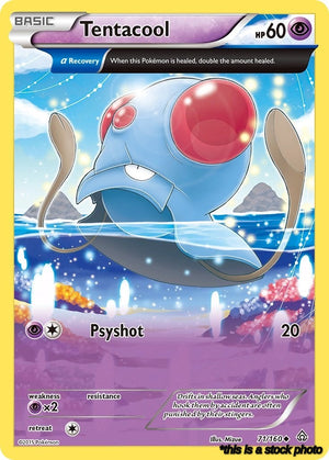 Normal Tentacool (Alpha) [71/160 Near Mint ]