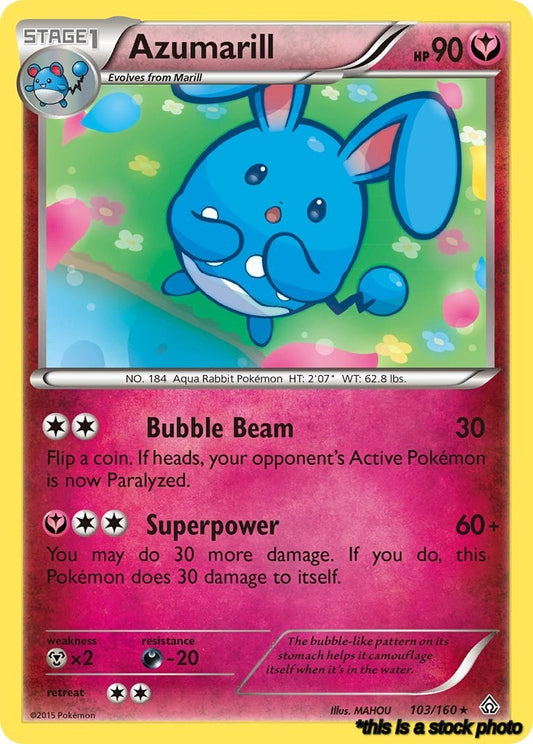 Normal Azumarill [103/160 Lightly Played ]