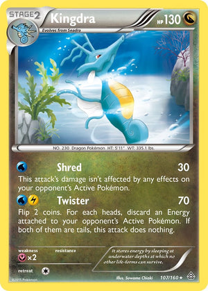 Rare Kingdra [107/160 Near Mint ]