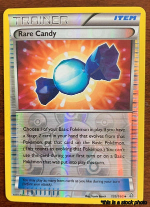 Reverse Holofoil Rare Candy [135/160 Near Mint ]