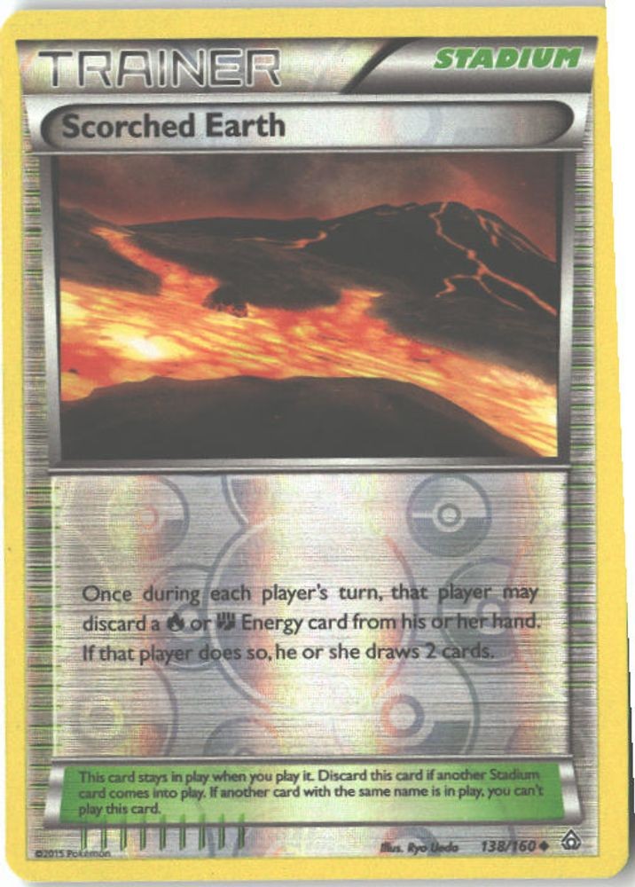 138/160 Scorched Earth Uncommon Reverse Holofoil