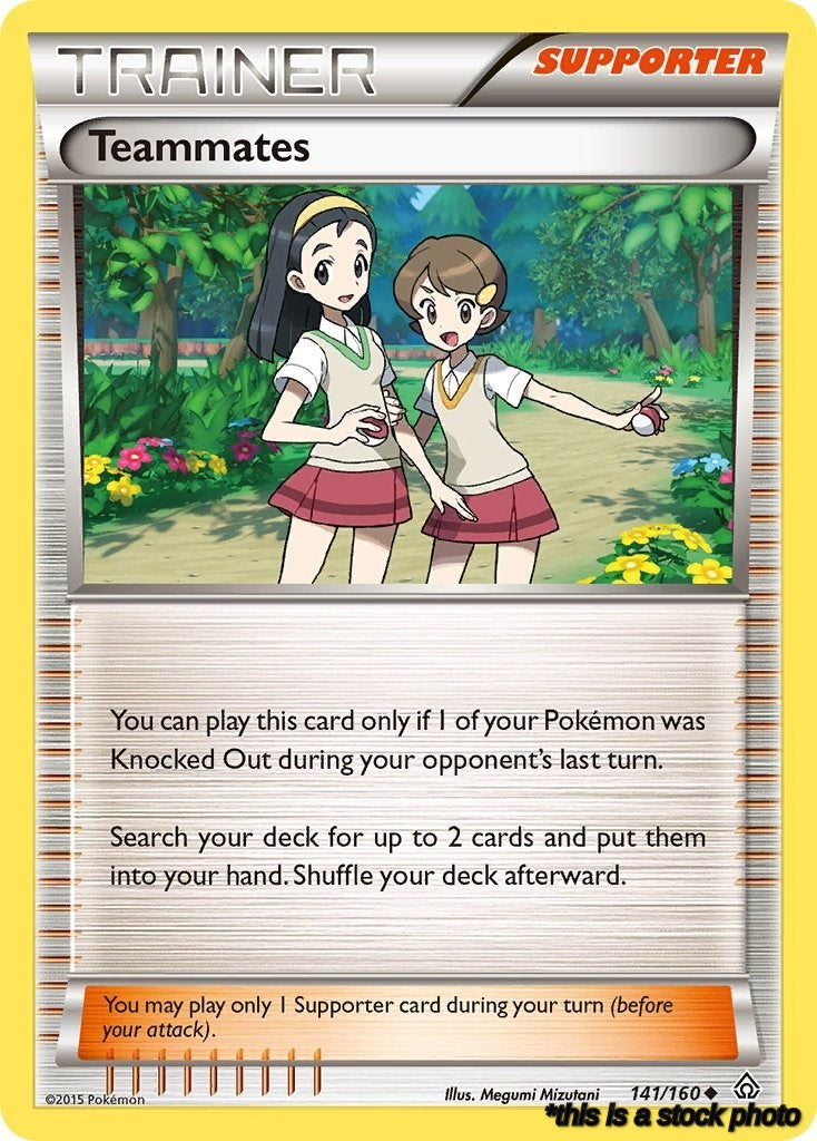 Reverse Holofoil Teammates [141/160 Moderately Played ]