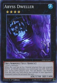 1st Edition Abyss Dweller [THSF-EN047 Near Mint] Super Rare