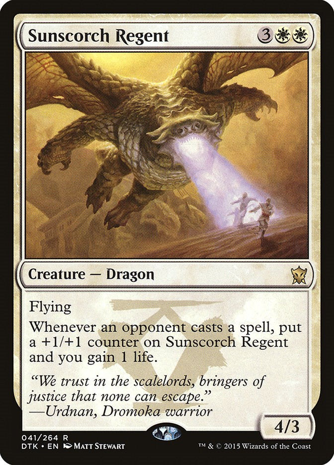 Sunscorch Regent [DTK/41] 2015 Magic: The Gathering