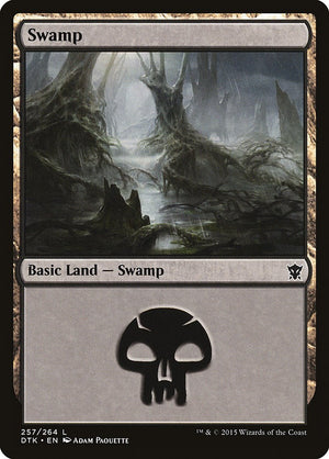 Swamp (257) [DTK/257] 2015 Magic: The Gathering