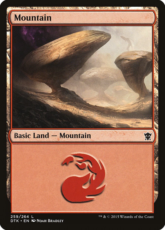 Mountain (259) [DTK/259] 2015 Magic: The Gathering