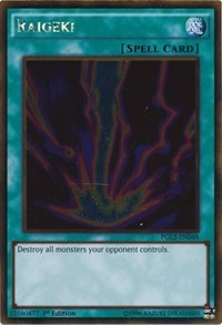 1st Edition Raigeki [PGL2-EN048 Near Mint] Gold Rare