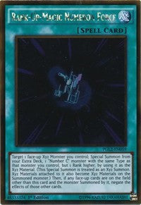 1st Edition Rank-Up-Magic Numeron Force [PGL2-EN059 Lightly Played] Gold Rare