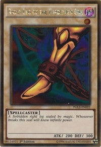 1st Edition Right Leg of the Forbidden One [PGL2-EN022 Near Mint] Gold Rare