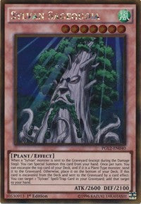 1st Edition Sylvan Sagequoia [PGL2-EN040 Lightly Played] Gold Rare