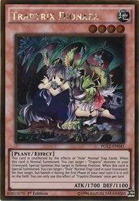 1st Edition Traptrix Dionaea [PGL2-EN041 Lightly Played] Gold Rare