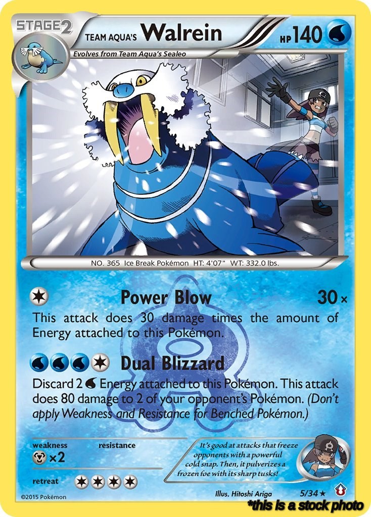 Team Aqua's Walrein