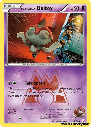 Normal Team Magma's Baltoy [10/34 Near Mint ]