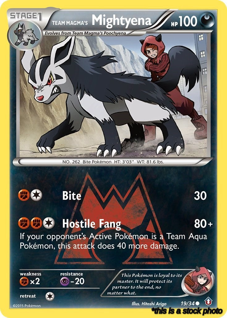Team Magma's Mightyena