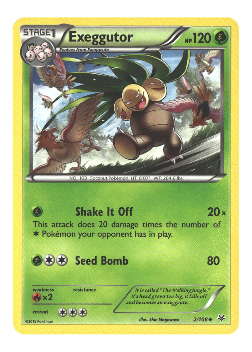 2/108 Exeggutor Uncommon Normal
