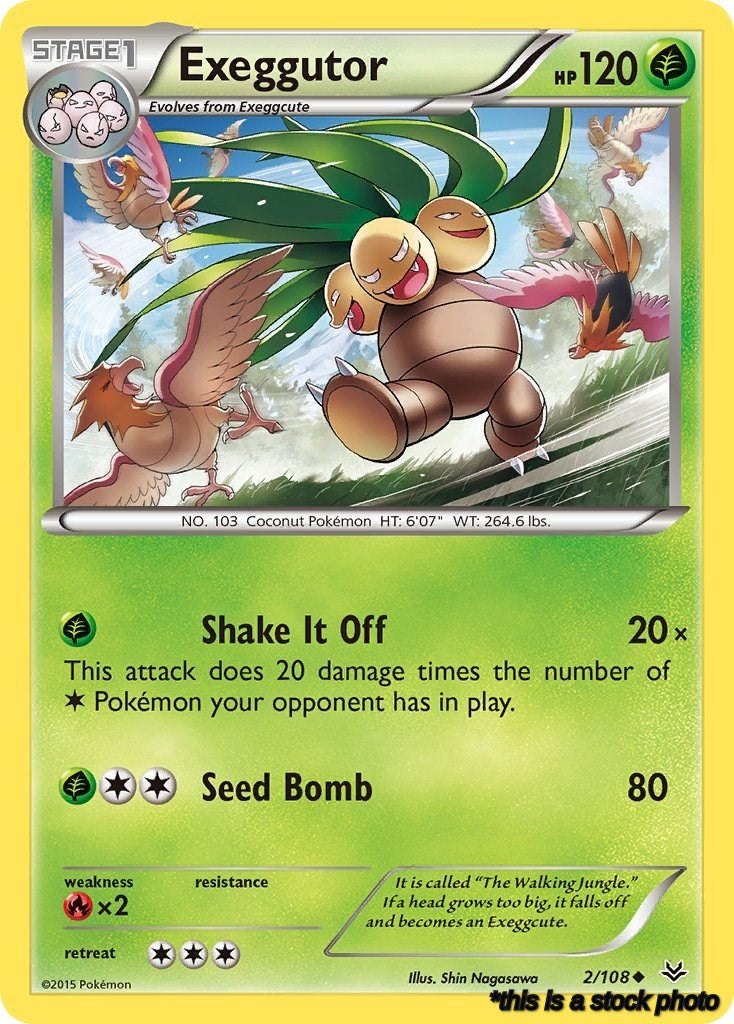 Normal Exeggutor [2/108 Near Mint ]