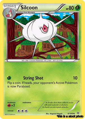 4/108 Silcoon Uncommon Normal